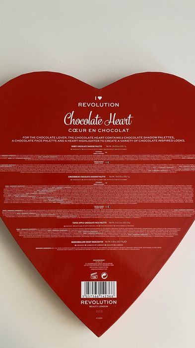 paletki do makijażu chocolate heart