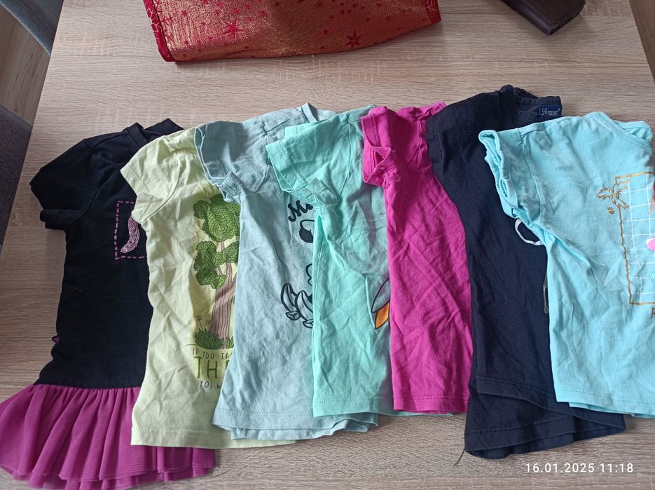 Zestaw t-shirtów dla dziewczynki