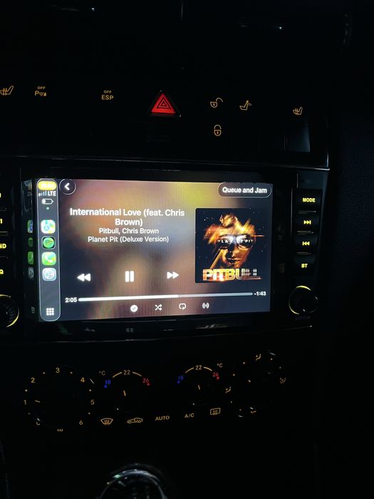 ekran radio android Mercedes w203 w209 w211