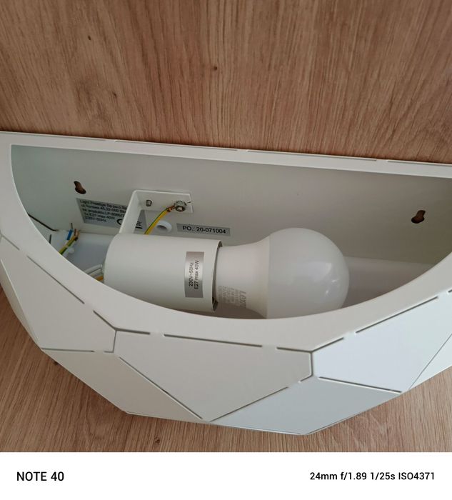 Kinkiet REUS biały metalowy E27 LIGHT PRESTIGE