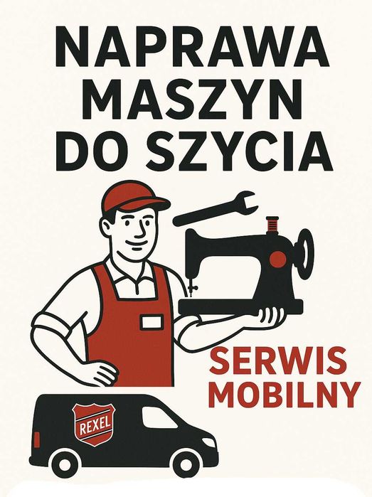 Naprawa serwis maszyn do szycia- dojazd do klienta
