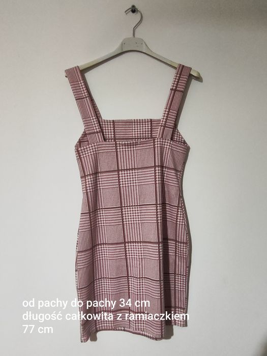 Sukienka w kratkę S