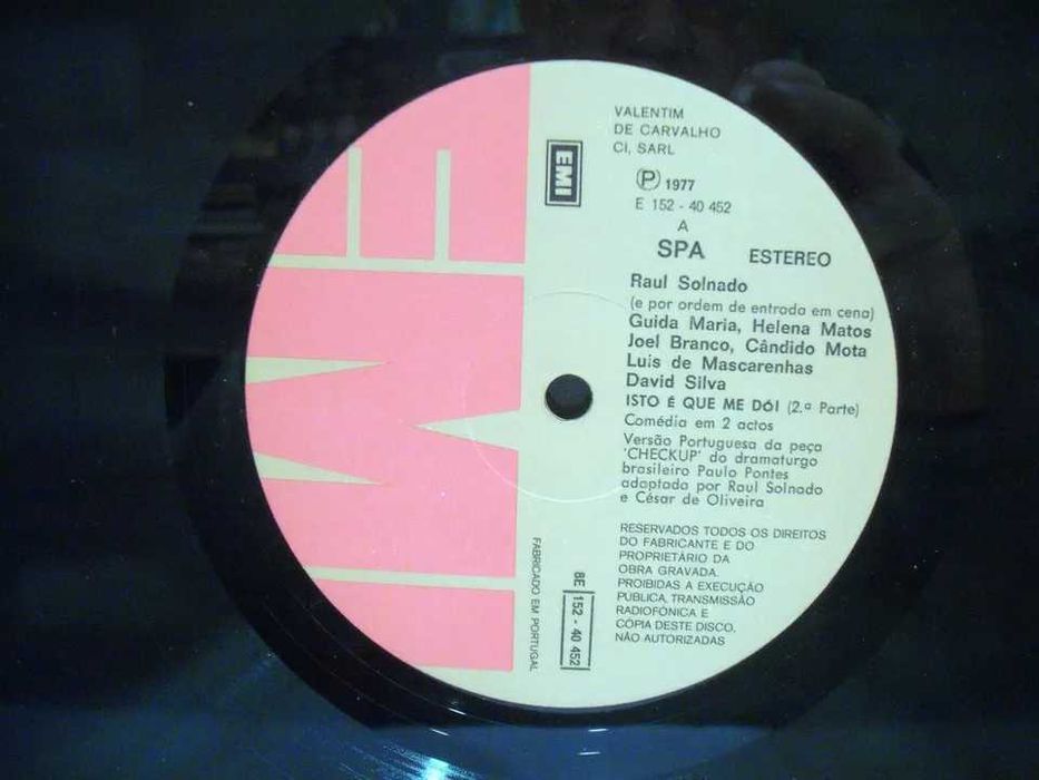 Raul Solnado - Isto é que me dói - Vinil 2 x LP 33 Rpm - 1977