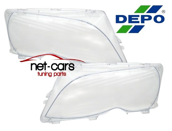 Szkła Klosze lamp przednich przód BMW E46 LIFT SEDAN XENON