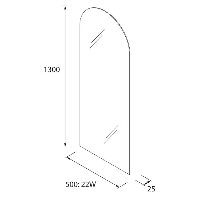 Espelho WC marca SALGAR - novo, ainda na embalagem