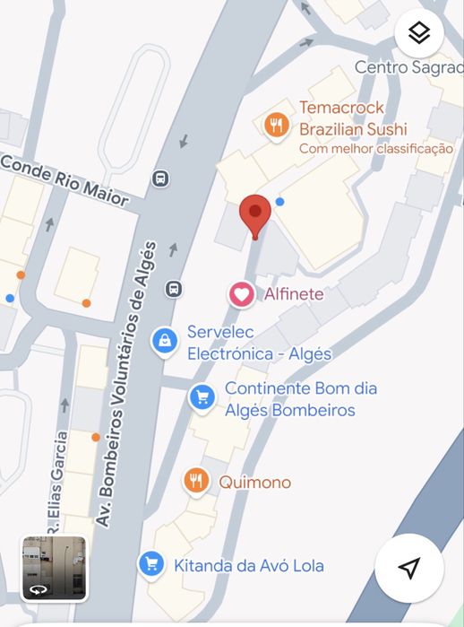 Lugar garagem Alges Lisboa mota
