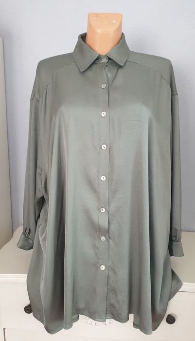 Jedwabna koszula damska 42 44 oversize 30% jedwab 70 % wiskoza