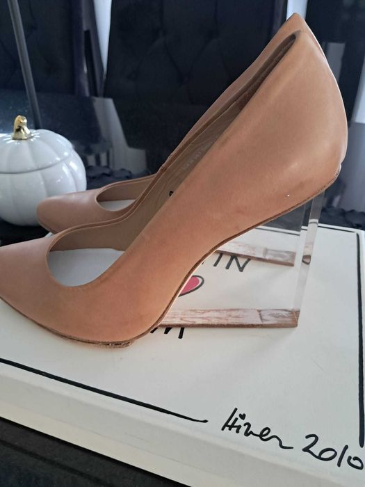 Maison Margiela H&M n buty caramel  38 eleganckie