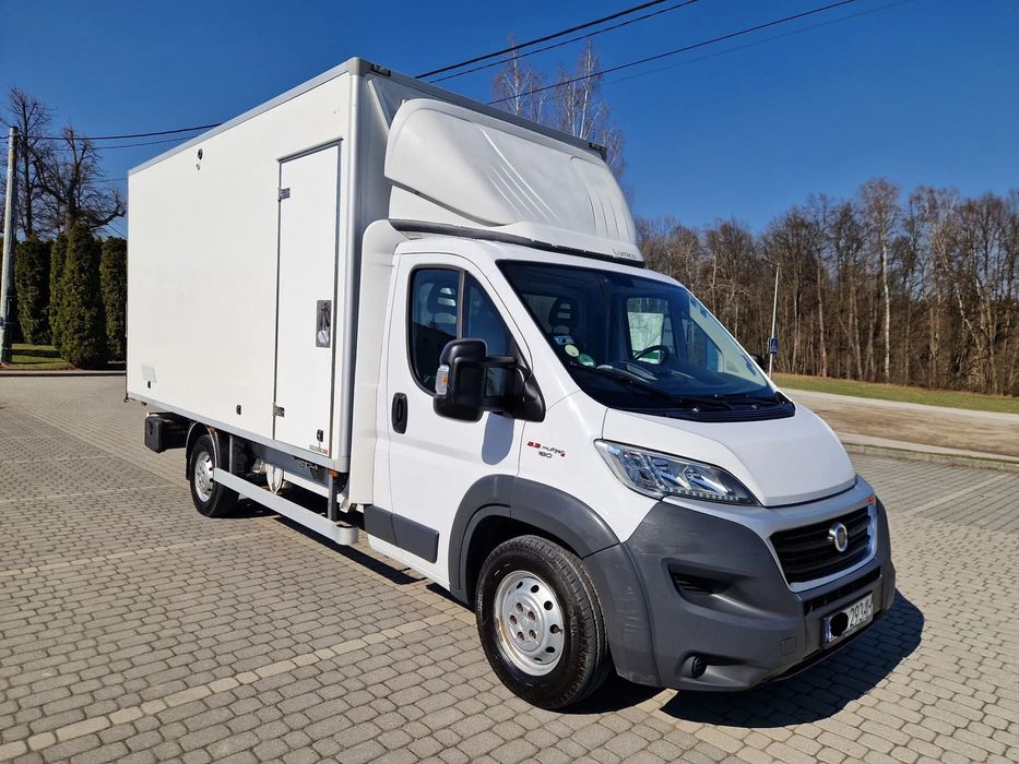 Fiat Ducato Kamper Van 2X Akumulator Webasto Łóżko  Multijet 180 KM Max Kontener Izoterma Klima Krajowy 1 Wł F-Vat 23%