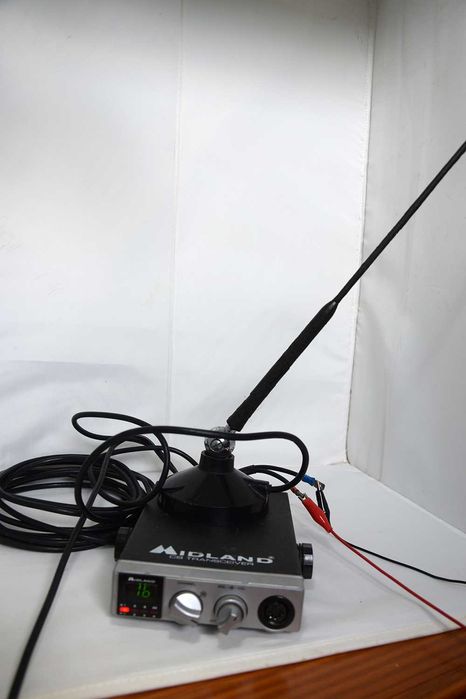 Radio CB Midland com antena