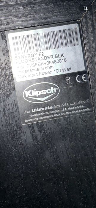 Kolumny Klipsch Synergy F2