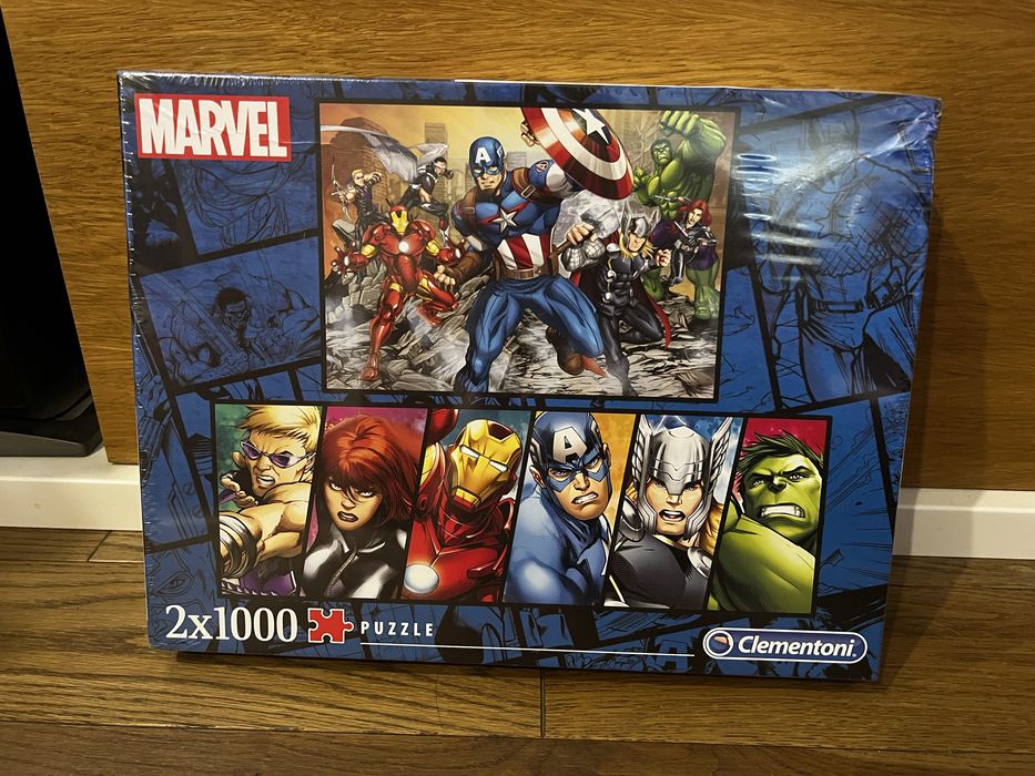 Новий в плівці Пазли Clementoni Marvel 2х1000 набір Marvel  пазл