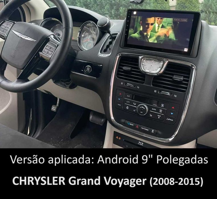 (NOVO) Rádio 2DIN • CHRYSLER Voyager / Grand Voyager • Android 4+64GB