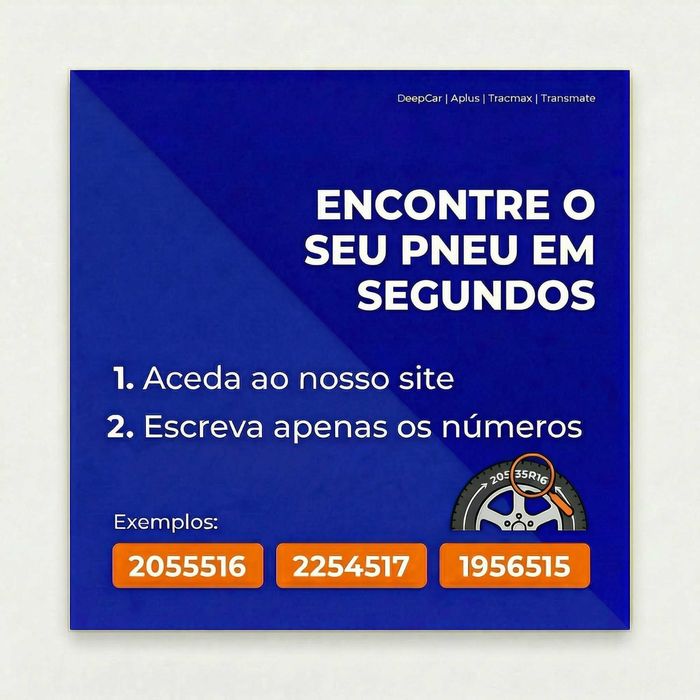 Pneus Novos Desde 34€ | Medidas em Stock | Entregas 2-24h