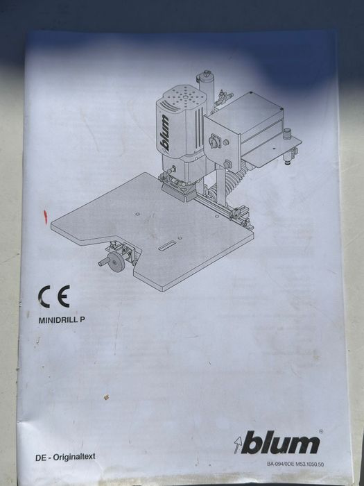 Wiertarka pod zawiasy BLUM Minidrill P minipress