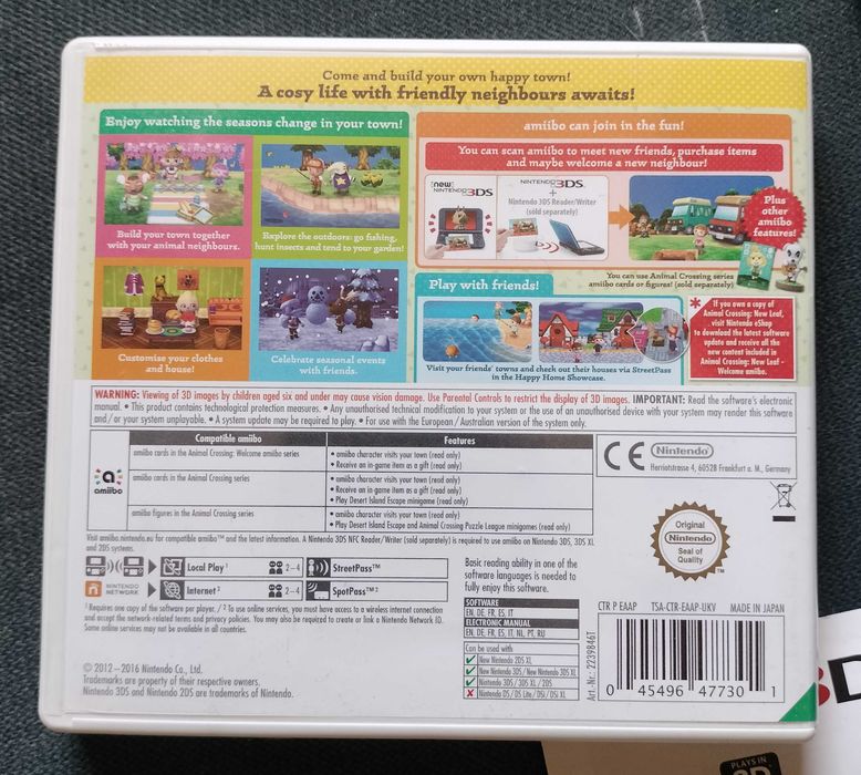 Animal crossing New Leaf Welcome Amiibo 3DS