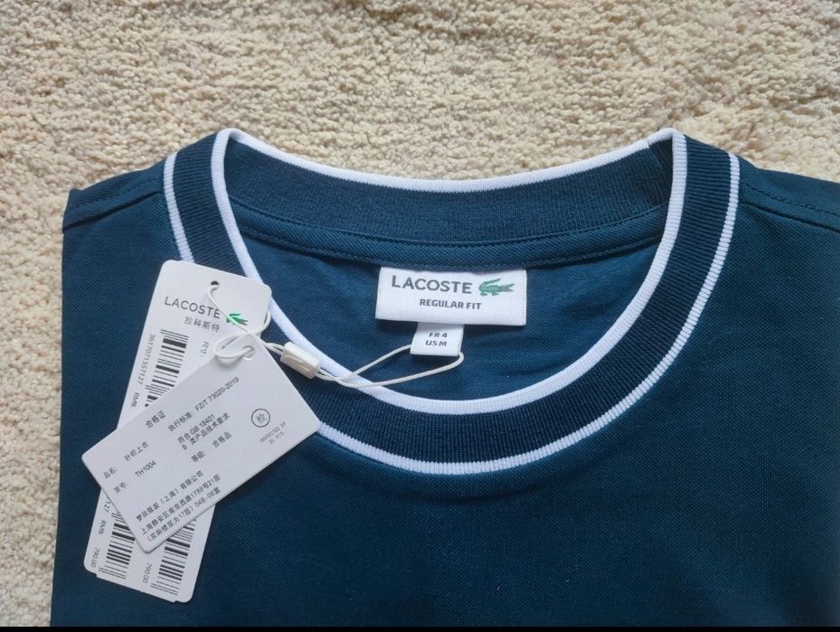 Camisola Lacoste malha Piqué Azul