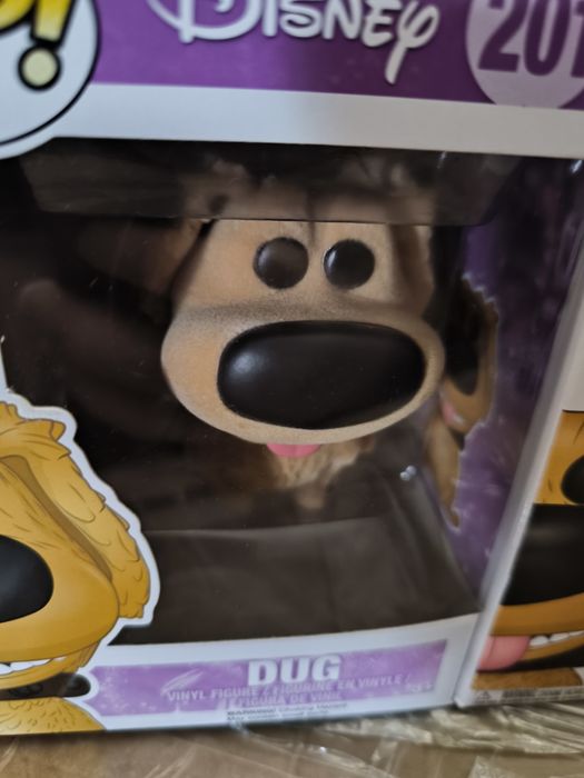 Up Disney Carl + Dug Flocked e Normal Funko POP