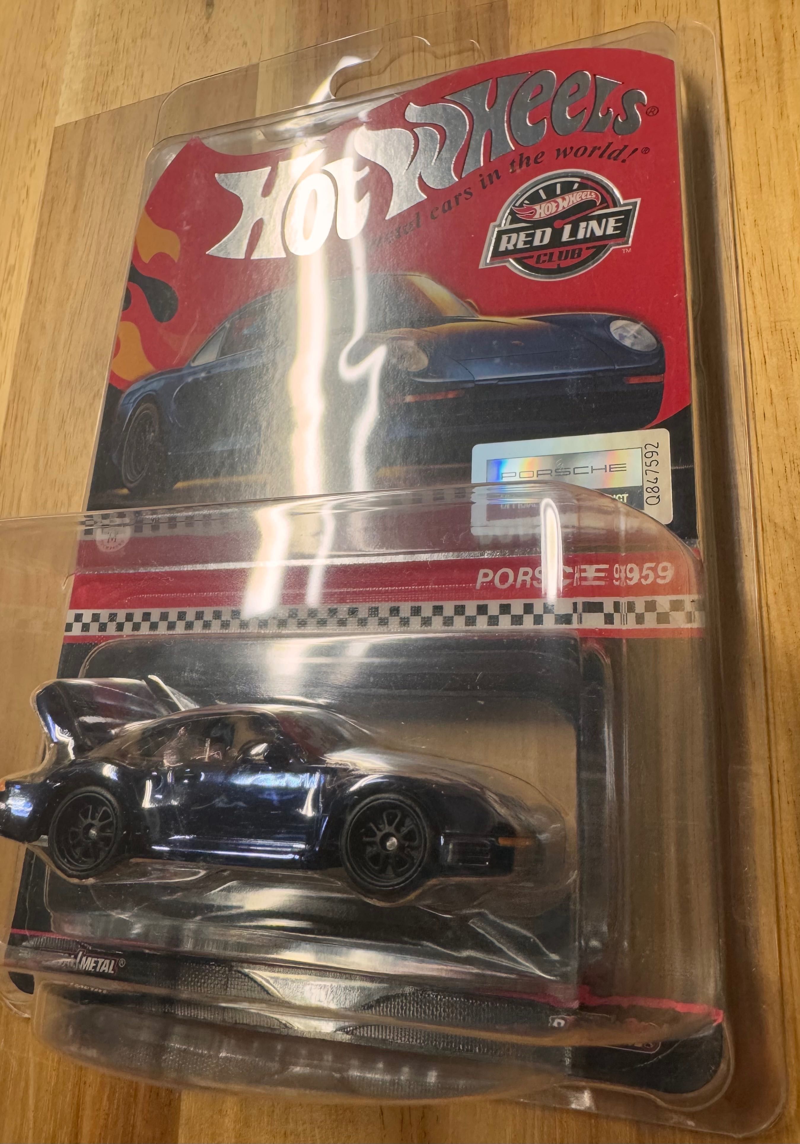 その他 HotWheels RED LINE CLUB PORSCHE 959 HOT WHEELS 1986 PORSCHE 959 RLC RED LINE COLLECTION MATTEL
