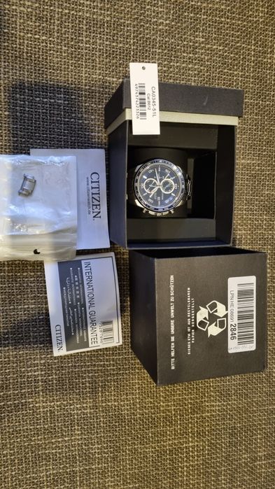 Zegarek Citizen CA0345-51L tytan ecodrive szafir