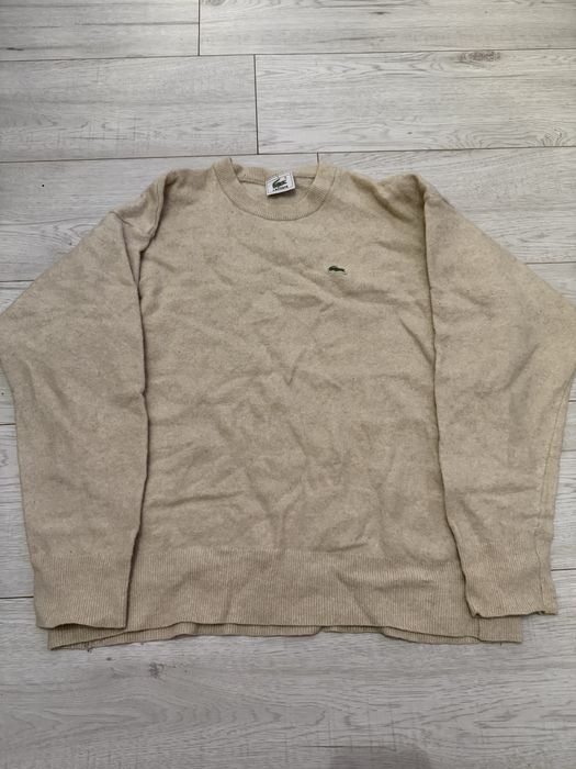 Sweter Lacoste bezowy