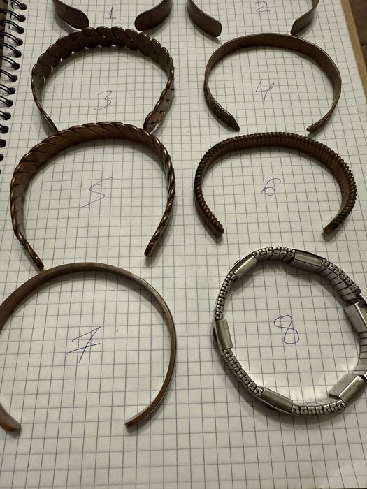 Браслет мідний , лечебний.