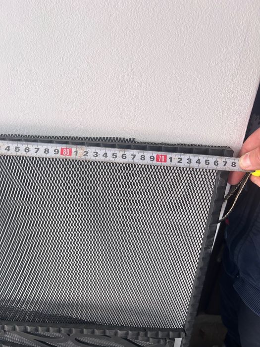 Металева решітка для каміна, екран