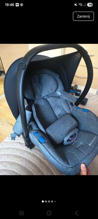 Sprzedam wózek Kinderkraft 2w1 +fotelik avionaut