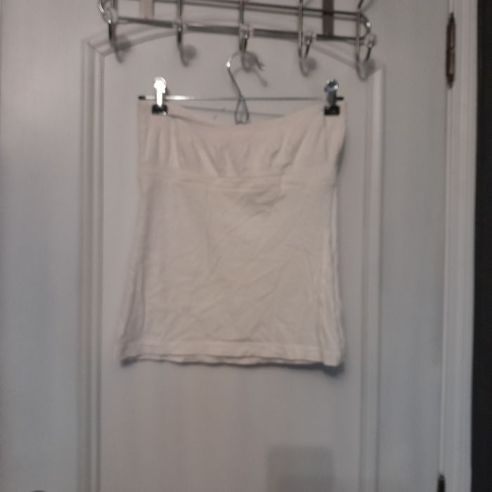 Top branco Bershka