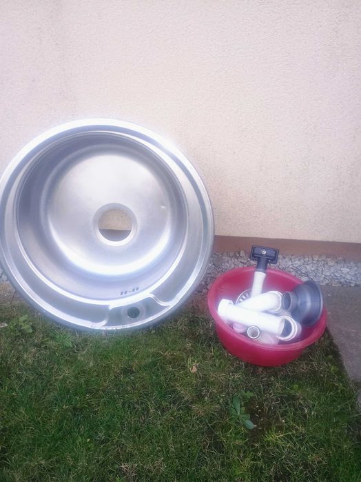 Zlewozmywak jednokomorowy okrągły 51cm.