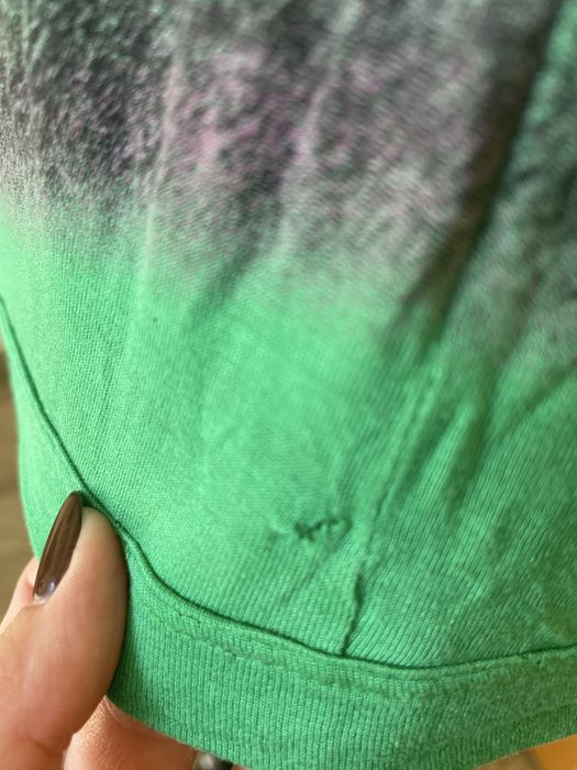 Top verde manga morcego Miss Sixty – estilo off shoulder