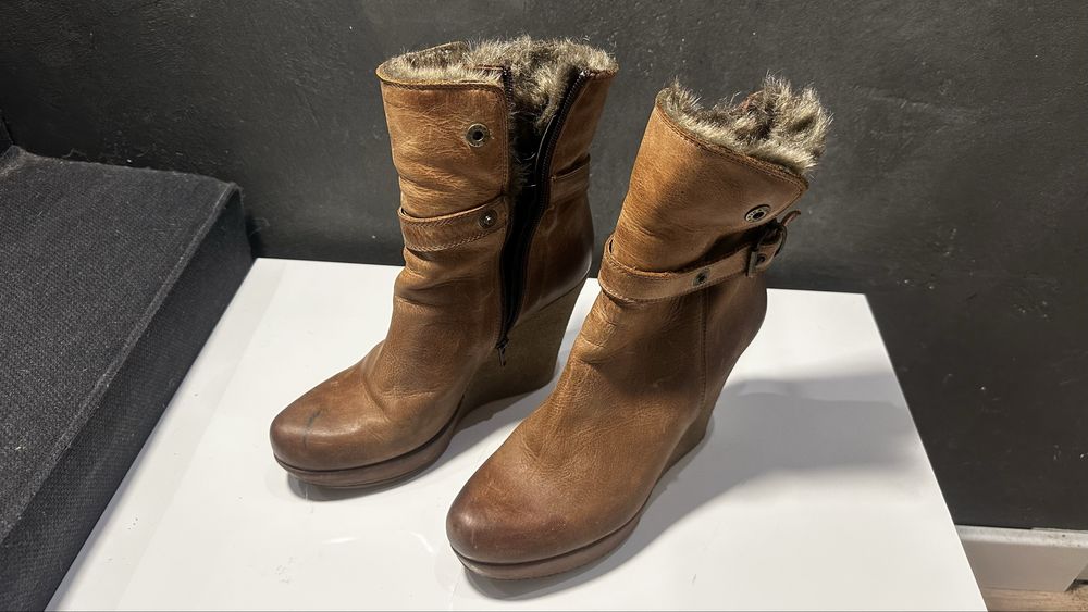 Buty zimowe botki damskie VENEZIA rozmiar 38