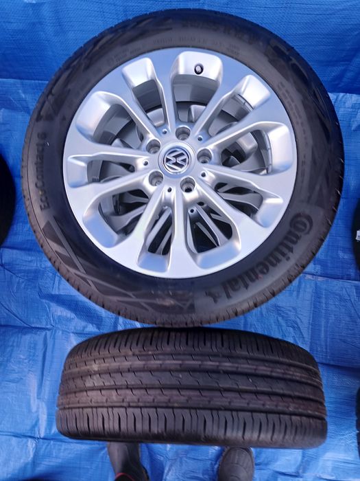 Nowe koła  alu 17cali Passat B8 215/55/17 Continental lato 2023rok..