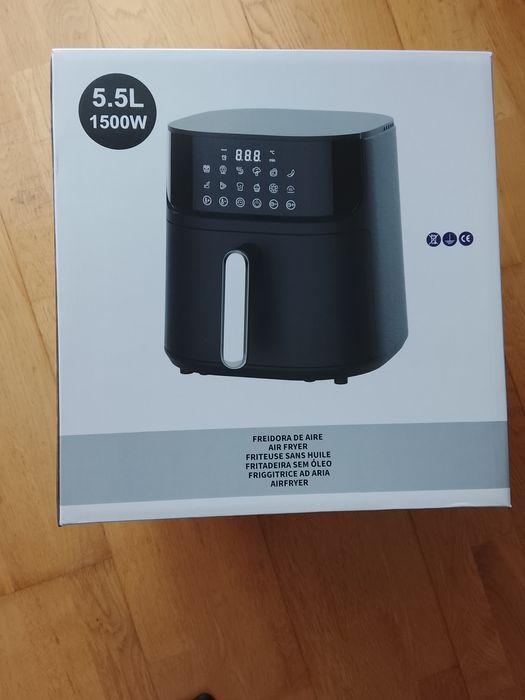 Airfryer Nova em embalagem