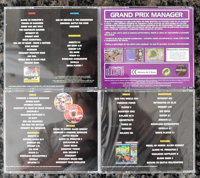 BGamer (Bimotor): CDs with Programs/Games/Demos64297829209217123