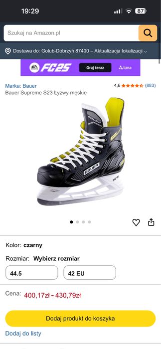 Łyżwy Bauer jak nowe