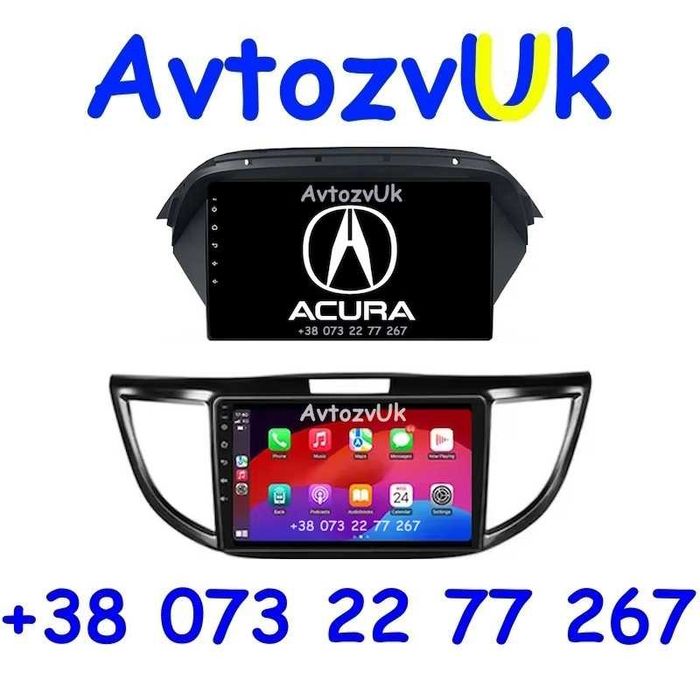 Магнитола Acura MDX Honda CR-V CRV ЦРВ СРВ Акура CarPlay Android 15