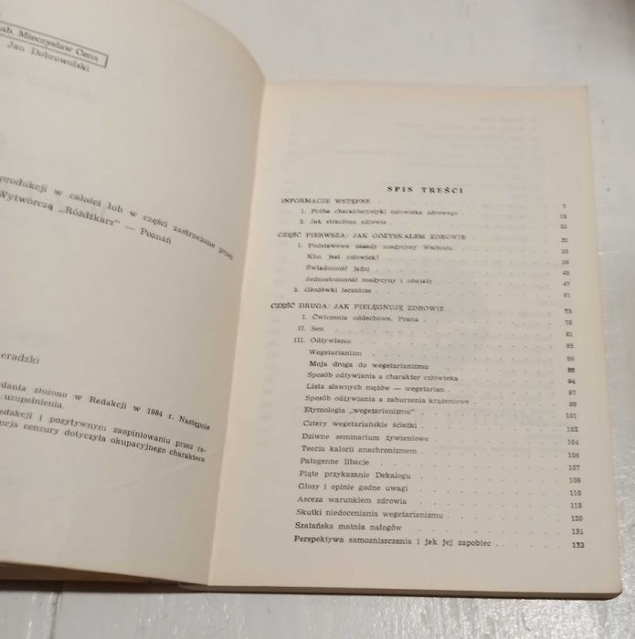 Życie bez choròb. Makary Sieradzki