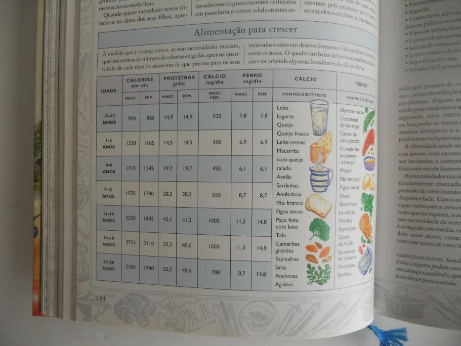 Livro culinária novo - "Alimentos Bons, Alimentos Perigosos"