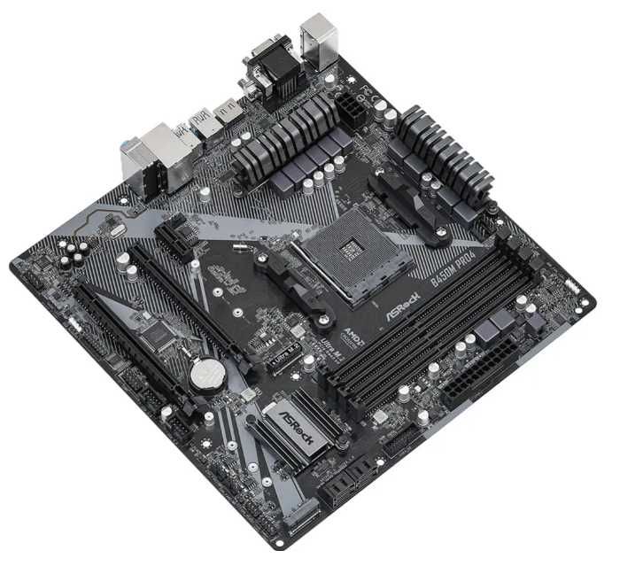 Материнська плата AShrock B450M Pro4 R2.0 нова