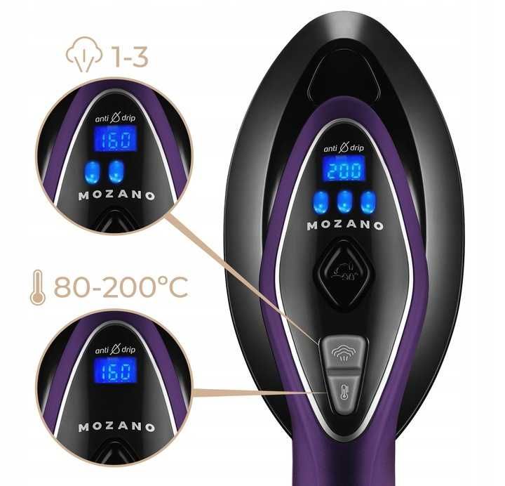 ROZKŁADANA Parownica do ubrań steamer parowy żelazko do ubrań 3w1