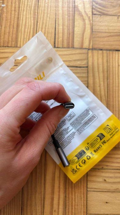 Cabo USB-C 3.5mm iPhone Android AUX NOVO