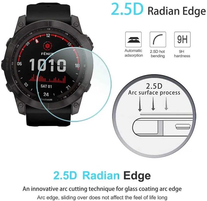 Szkło ochronne na zegarki Garmin