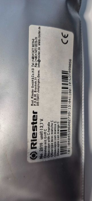 Otoscópio Riester uni® I - Novo / Original (Made in Germany)