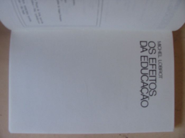 Os Efeitos da Educação de Michel Lobrot