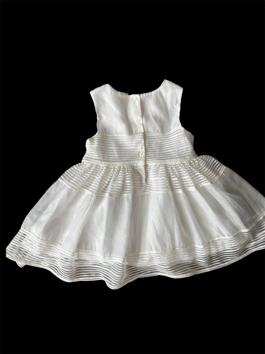 Biała sukienka H&M 80 na chrzest