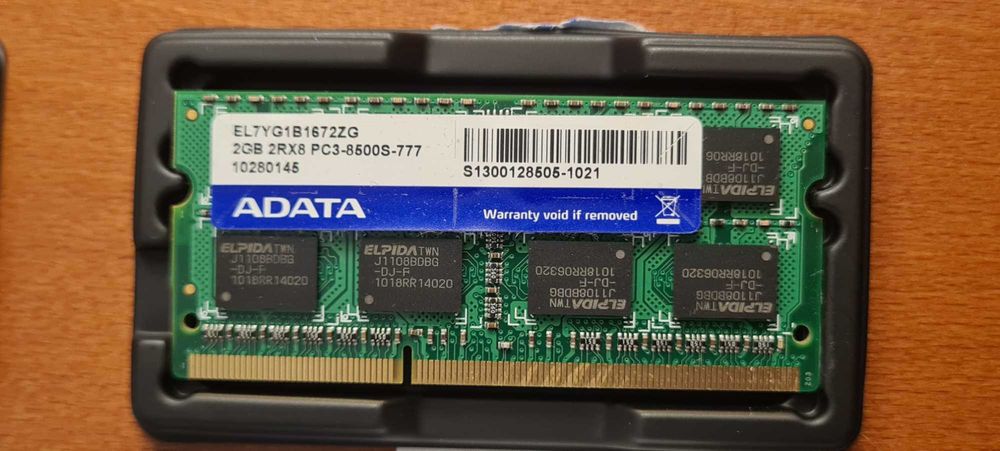 Memória Notebook DDR3 PC3-8500S