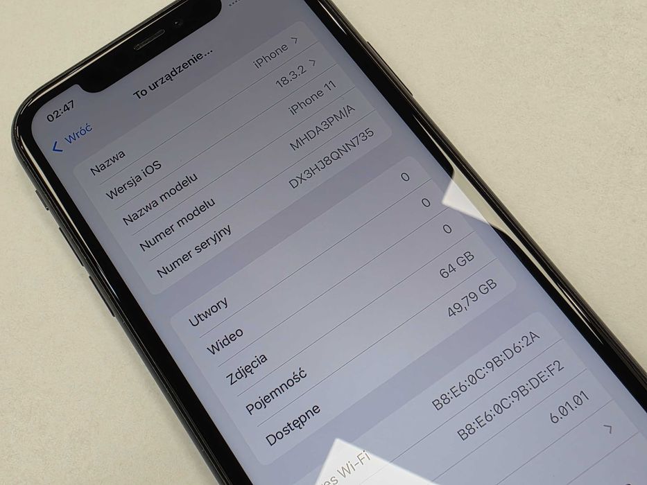 iPhone 11 64GB/ Black/ Czarny/ BAT 85%/ Grade A-/ + ładowarka/ GW 12 MSC