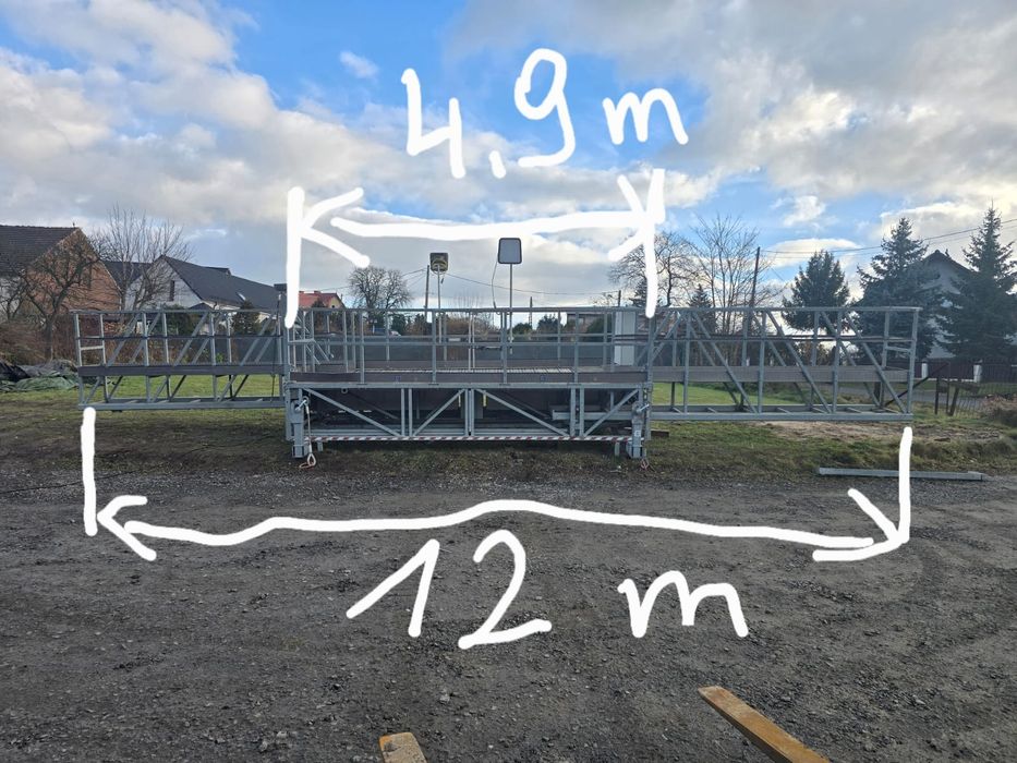 Podest wiszący , winda budowlana