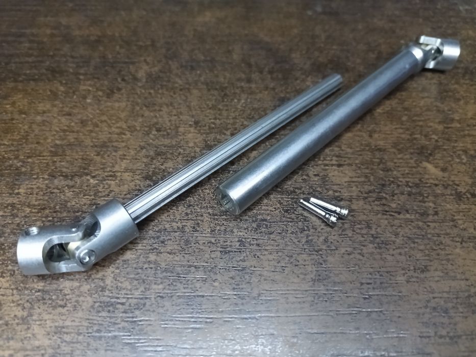Stalowy wał napędowy 130-165mm do modelu rc TRAXXAS AXIAL TAMIYA REELY